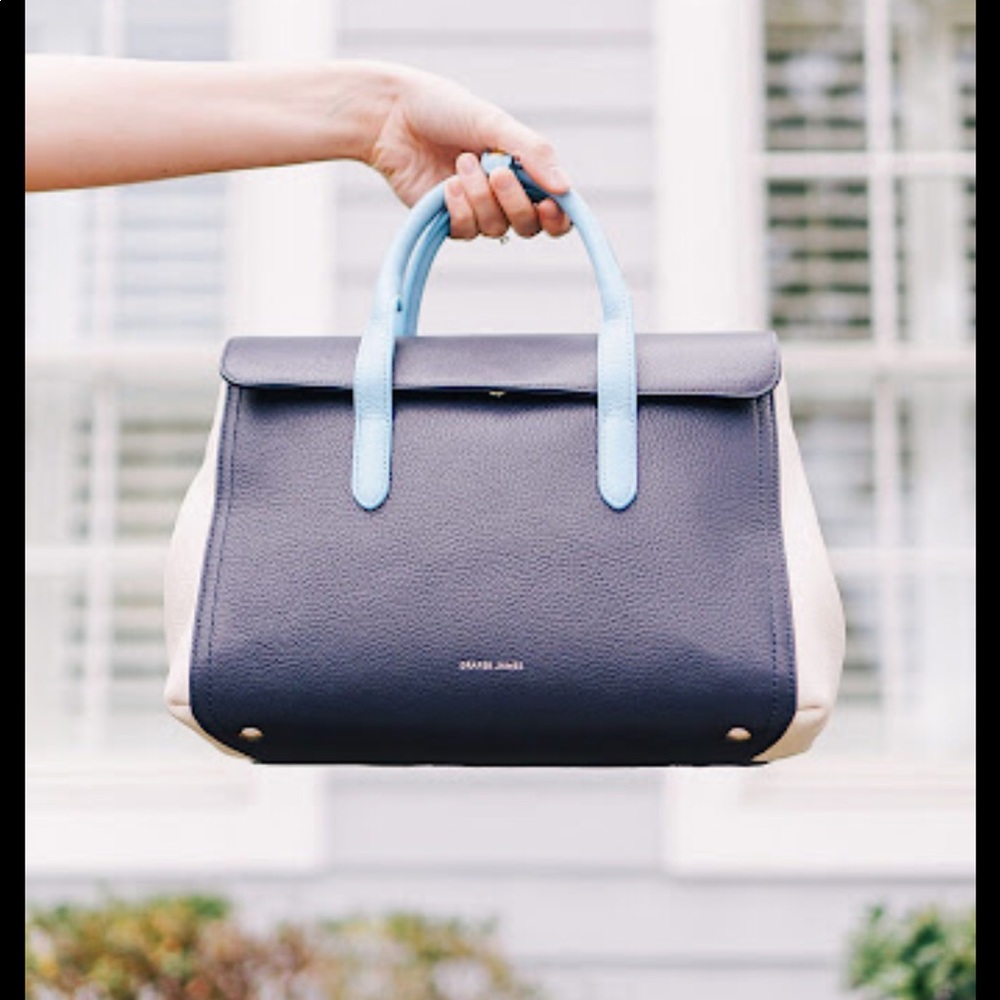 Draper James Satchel (Nassau Navy) NWOT - Picture 3 of 14